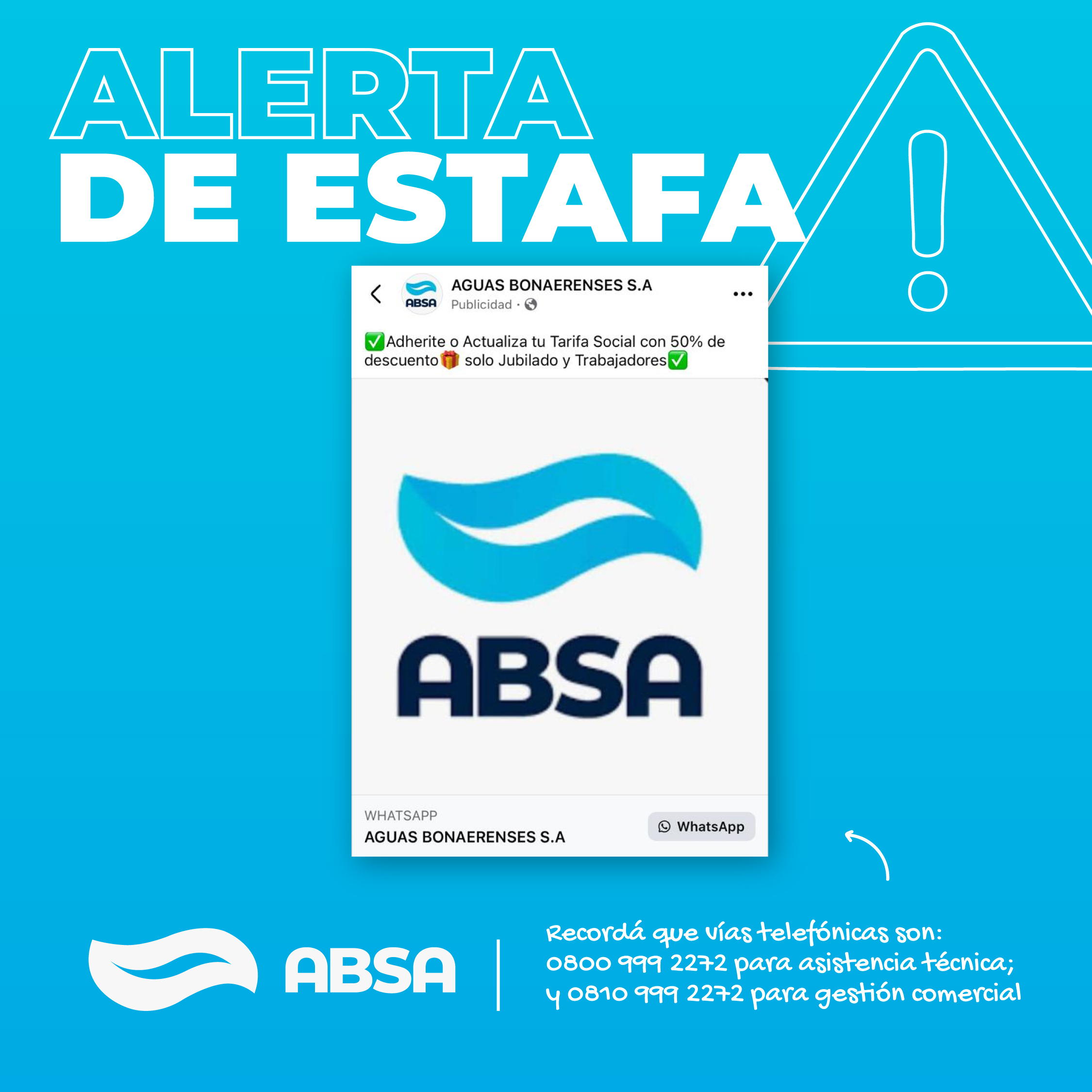 ABSA reitera advertencia sobre modalidad de estafa a jubilados y ...